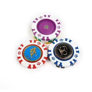Ensemble de jetons de poker NFC haut de gamme personnalisés en argile <span class=keywords><strong>composite</strong></span> ABS, jetons de jeu avec puce intelligente intégrée, non toxiques et durables pour casino et Texas Hold'em - Product Image 4