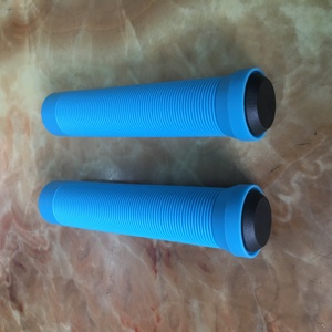 7/8 "free handlebar 145mm Scooter GRIP cuffs blue fluorescent cuffs ISO 9001 factory produce - Product Image 1