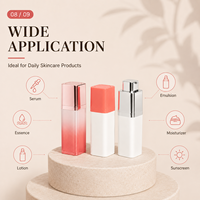 Flacon pompe airless carré pour emballage cosmétique sous vide 15ml 30ml 50ml, flacon pour crème et sérum de soin, OEM ODM, logo personnalisé