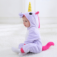 Tonwtar jumpsuit hewan anak laki-laki perempuan desain baru OEM flanel musim dingin Onesie Romper Natal anak-anak