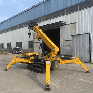 Remote Control kecil 3 ton, Spider <span class=keywords><strong>Crane</strong></span> Crawler baling-baling, lengan teleskopik hidrolik tanpa kabel bersertifikasi CE - Product Image 6