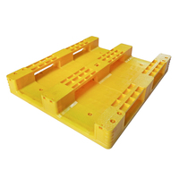Palette en plastique moulé monobloc HDPE, plancher sans joint, résistant aux fissures, longue durée de vie, pour entrepôt, fabricant de palettes de stockage