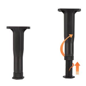 Nuovi piedi di ricambio per mobili gambe da letto supporto gambe da scrivania regolabile in altezza per letto divano divano divano comò tavolo - Product Image 6