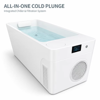 Baignoire de Plongée Froide Tout-en-un PREMIUM PICK 220V pour 1-2 Personnes, Idéale pour la Maison et la Salle de Sport, Stock USA