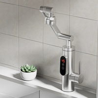 Robinet chauffe-eau électrique instantané 3300W, Bras robotique, Bras attirant l'argent, Se chauffe en 3 secondes, Produit de haute qualité