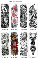 Grand autocollant de tatouage temporaire pour homme et adulte, pas cher