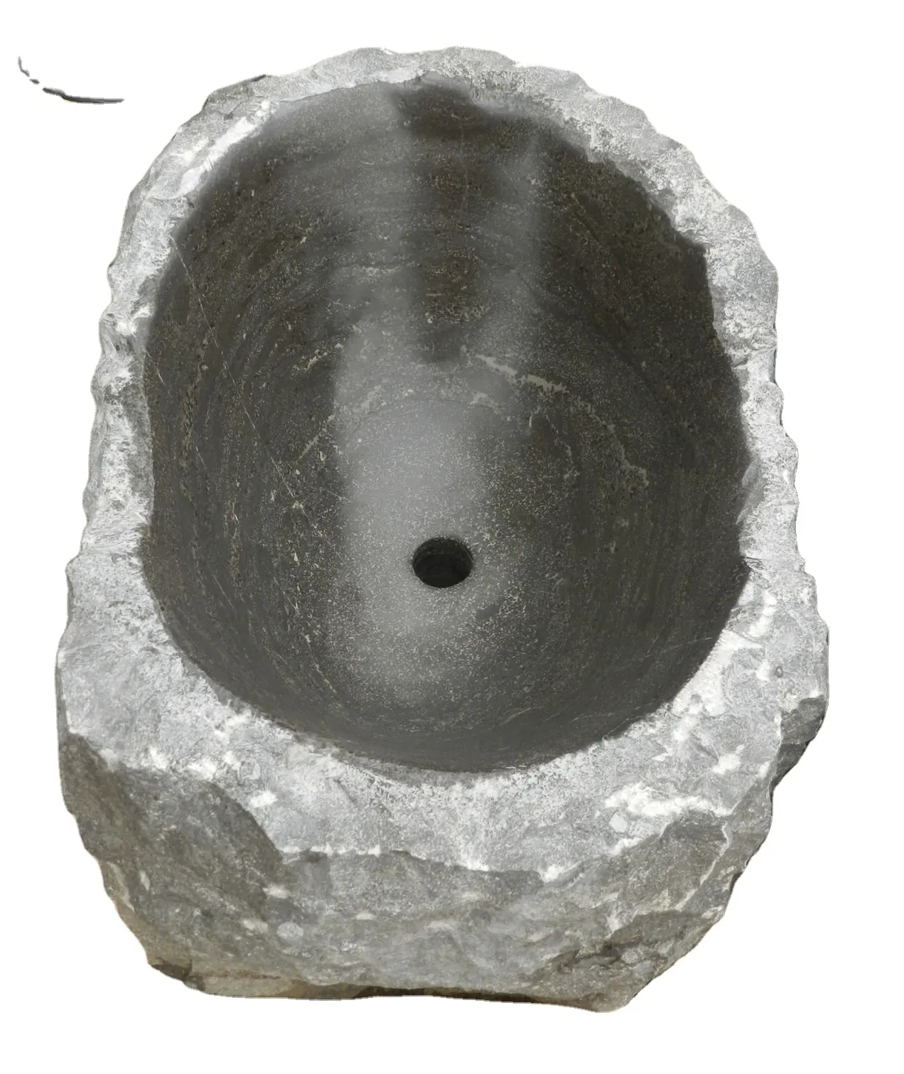 White Marble Bathroom Solid Cylinder Pedestal Washing Basin Sink flowerpot