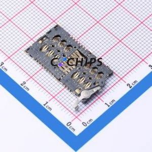 MCS-110 SIM Card Connector SMD Connector Card Tray Type Card Holder 1.35mm - Product Image 2