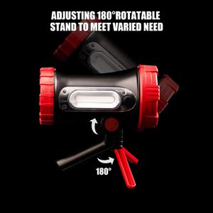 6000 люмен светодиодный перезаряжаемый прожектор фонарик 6 режимов Яркий ручной большой фонарик со штативом - Product Image 6