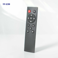 Mini clavier télécommande TY-12D pour téléviseurs généraux, infrarouge/2.4G, piles AAA, portée de 20 m
