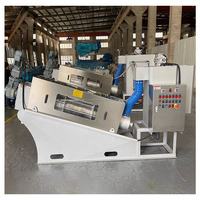 Presse à vis multi-plaques automatique boues eaux usées pour usine de déshydratation des boues d'huile de palme