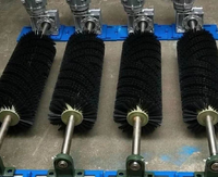 Brosse rouleau rotative, 5 pièces, pour convoyeur