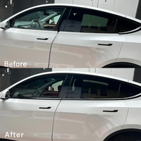 Film de protection solaire pour vitres de voiture, 1 pli, professionnel, moins cher, 1 mil, film PET pour vitres de voiture, contrôle solaire, teinte, confidentialité, anti-rayures