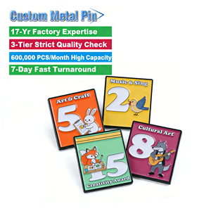 Badges <span class=keywords><strong>Anime</strong></span> Personnalisés en Métal Émaillé Souple ou Dur – Fabrication Directe Usine, Faible MOQ pour Merchandising de Clubs de Fans - Product Image 1