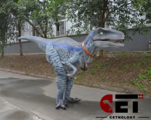 Costume de dinosaure adulte réaliste, dinosaure animatronique, animatroniques d'Halloween, <span class=keywords><strong>Jurassic</strong></span> Park, T-rex, <span class=keywords><strong>Velociraptor</strong></span> - Product Image 2