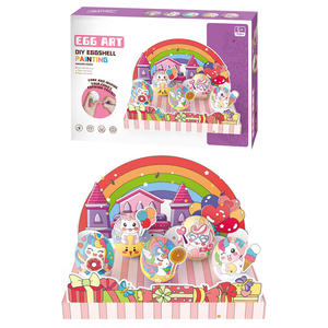 हस्तनिर्मित एगशेल पेंटिंग शिल्प खिलौना कार्टून यूनिकॉर्न अंडे के खिलौने शैक्षिक खिलौने - Product Image 3