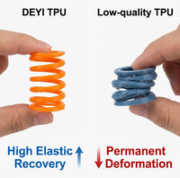 Filamen Printer 3D DEYI TPU 1.75mm 1kg Fleksibel Lembut 95A 190-230C Anti-Macet untuk Pencetakan