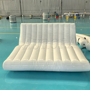 インフレータブルフローティングドックボートプラットフォームアイランドウォーターパーク、リラックスのためのインフレータブルフローティングボート - Product Image 5