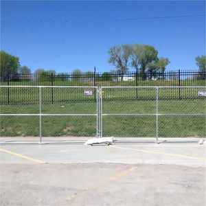 Tạm thời Chuỗi liên kết hàng rào Bảng di động tổ chức sự kiện hàng rào Mỹ loại 6'x12 'chuỗi liên kết hàng rào tạm thời cho sân - Product Image 1
