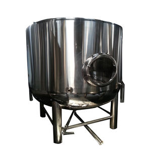 Chemical Storage Tank Sanitary Storage Vessel Cosmetic Stainless Steel Industrial Beer Making Machine Tank Water