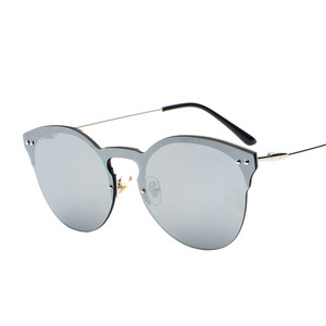 Maidis Sunglasses Blue Gradient Lens Metal Frame Women UV400 Protection Fashionable Style - Product Image 5