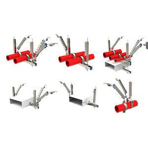 Bên/dọc đơn Ống Móc áo địa chấn Hỗ trợ khung giằng - Product Image 1