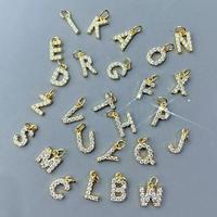 Collier Pendentif Lettres Dorées Exquises (26 Lettres) pour Création de Bijoux DIY, Accessoires Décoratifs, Vente en Gros