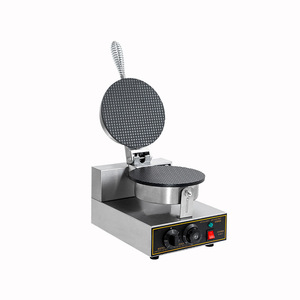 Máquina para hacer conos de helado con placas calefactoras Recuperación de calor instantánea Crea conos caseros de azúcar y gofres Fácil de limpiar 1050W - Product Image 5