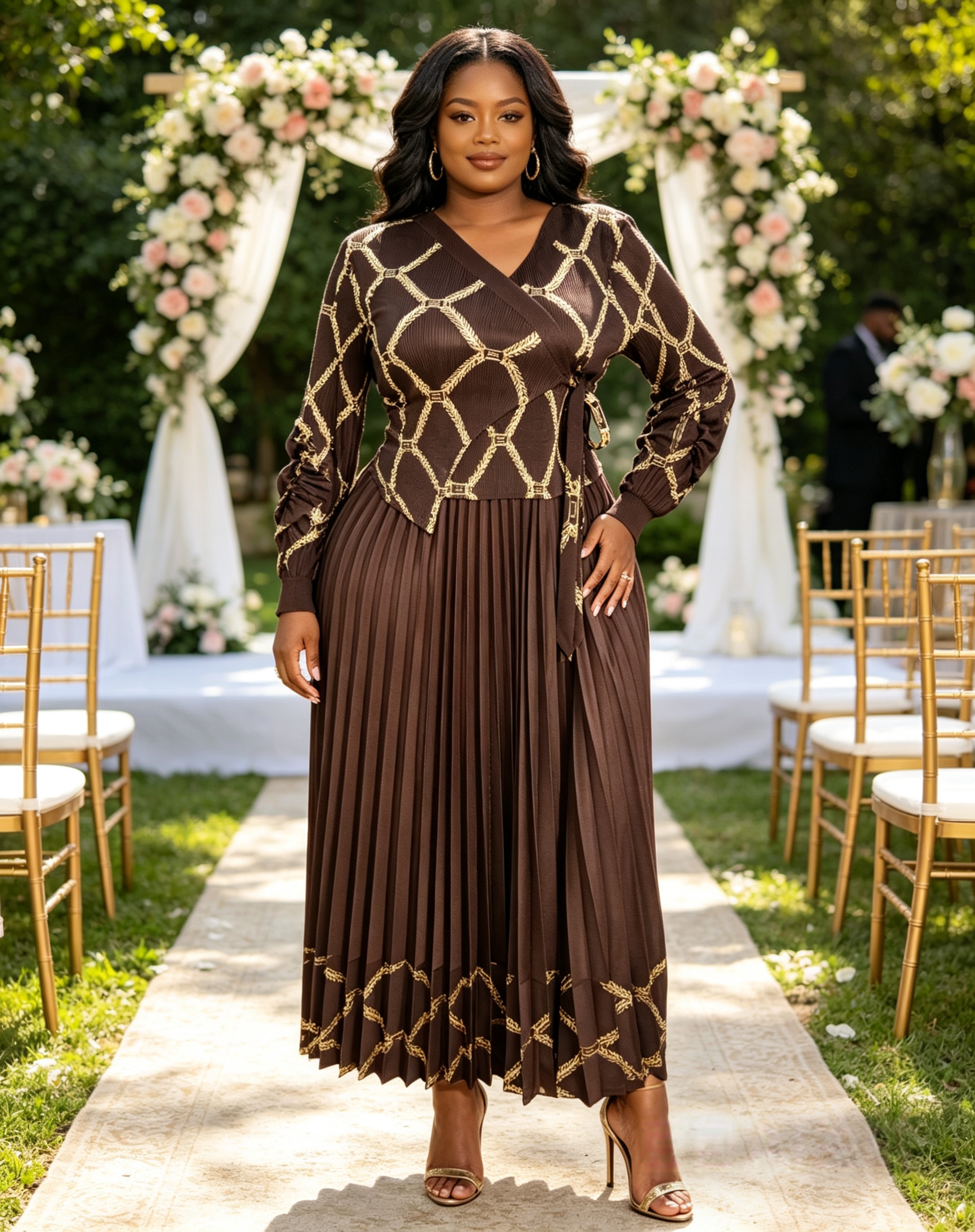 elegant luxury fancy dress Elegant Embroidered Modest Maxi Dress – Luxury Kaftan Style Evening & –  FineLook main image 1