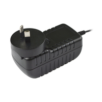 Adaptateur secteur mural interchangeable 5V 12V 24V 1A Prise US/EU/UK/AU pour petits appareils électroniques LED CCTV Capteur CE FCC UKCA SAA