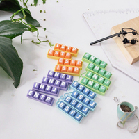 Ventes chaudes - Lettres et symboles personnalisés imprimés en 3D - Porte-clés avec clavier tactile - Charme pour cadeau