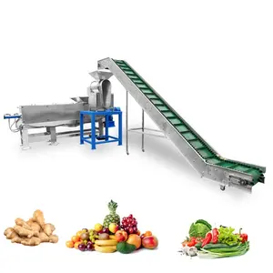 Hot selling food waste shredder dewatering squeezer machine organic fertilizer processing machine waste vegetable screw press