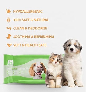 Écologique Biodégradable Pet Chien Chat Nettoyage Humide Dent Oeil Oreille Visage Humide <span class=keywords><strong>Lingettes</strong></span> Pour Animaux De Compagnie - Product Image 4