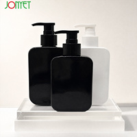 Botol Pompa Lotion PET Persegi Siap Kirim, Isi Ulang Sampo, Sabun Mandi, dan Sabun Cuci Tangan, Kemasan Kosmetik untuk Merek Kecantikan