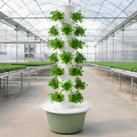 Système de culture hydroponique vertical - Tour de culture sans sol pour jardin potager