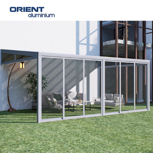 Pérgola Moderna de Aluminio <span class=keywords><strong>para</strong></span> Exteriores de <span class=keywords><strong>3x3</strong></span>, 3x4, 4x4, 6x4 m, Invernadero de Cristal Motorizado, Jardín de Invierno, Terraza - Product Image 6