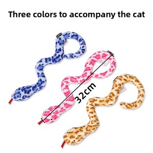 Juguete realista para perros en forma de serpiente con campana duradera, cuerda de limpieza de dientes de hierba gatera, juguete interactivo para mascotas para jugar - Product Image 4