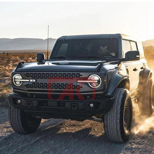 Kit de carrocería para parachoques de coche, rejilla delantera negra mate para <span class=keywords><strong>Ford</strong></span> <span class=keywords><strong>Bronco</strong></span> Sports 2021 2022 - Product Image 6