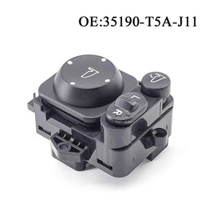 Interruptor y Botón de Ajuste del Espejo Retrovisor con ABS para Honda City Accord CRV 35190-T5A-J11 - Product Image 4