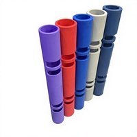 Tube de fitness TPR Vipr multicolore 4 à 12 kg, barre de musculation portable, poids pour entraînement de mouvements chargés