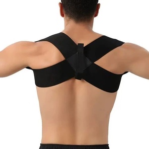 Supporto per Spalle Personalizzato 2025, Design Aperto per Uomo, Protezione e Correzione per Dolori alla Schiena, Composito Nero per Palestra e Fitness - Product Image 5