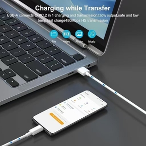Cargador USB Rápido de 120W para <span class=keywords><strong>Xiaomi</strong></span> 11 12 13 14, para <span class=keywords><strong>Redmi</strong></span> <span class=keywords><strong>Note</strong></span> 11T 12 12T 13 14 <span class=keywords><strong>Pro</strong></span> POCO F4 F5 X4 X5, Tipo C, <span class=keywords><strong>Carga</strong></span> Turbo, Cable de 6A - Product Image 4