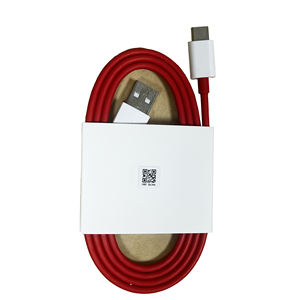 Câble de charge <span class=keywords><strong>rapide</strong></span> USB 3.1 Type-C Original Red Warp 60W pour OnePlus 8, 8 Pro, 7T, 7 Pro, 6T, 5T, 3T - Product Image 1