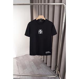 2025 verano nueva llegada Unisex moda lujosa 260g doble hilo algodón camiseta Logo patrón carta bordado nuevo - Product Image 6