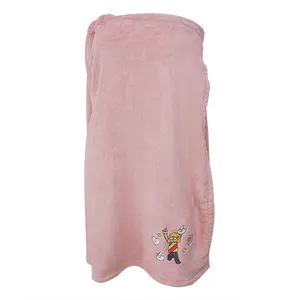 शराबी सर्दियों बौछार स्कर्ट प्यारा बाल-सुखाने पगड़ी तौलिया Thickened नरम सेक्सी कोरल ऊन स्नान स्कर्ट लड़की त्वचा के लिए गुलाबी