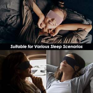 Zero Pressure Sleep <strong>Mask</strong> Lightweight Breathable Block-out <strong>Eye</strong> <strong>Mask</strong> for Sleeping with Ear Hanging Elastic Strap for <strong>Men</strong> Women - Product Image 6