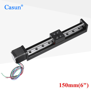 Actuador lineal eléctrico Mini sistema <span class=keywords><strong>de</strong></span> movimiento 28x28mm Motor paso a paso NEMA 11 Guía lineal - Product Image 4