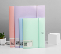 Organizador de Archivos de Plástico PP, Tamaño A4 y A5, Carpeta Transparente para Libros y Archivos