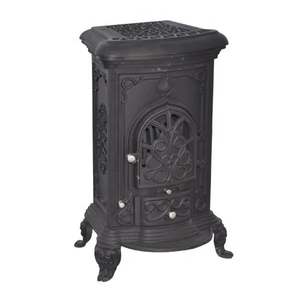 Poêle à bois classique <span class=keywords><strong>en</strong></span> <span class=keywords><strong>fonte</strong></span>, 10 kW de puissance thermique, pour appartement et hôtel - Product Image 4