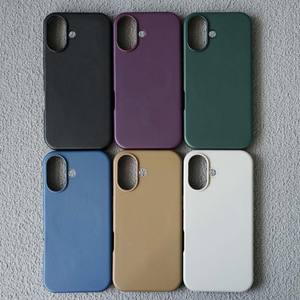 Funda de Cuero Genuino para Teléfono con Logotipo Oficial, Animación Magnética para iPhone 16, Funda de Cuero para <span class=keywords><strong>Apple</strong></span> - Product Image 5